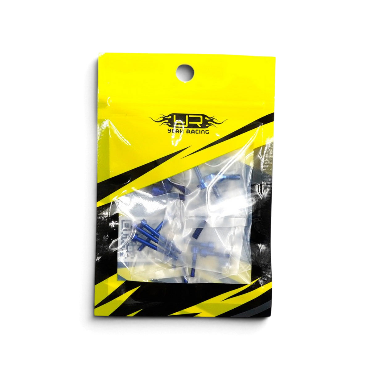 Kit de vis en aluminium pour Futaba 10PX, marque Yeah Racing, visible dans l'image, avec vis de fixation de haute qualité.