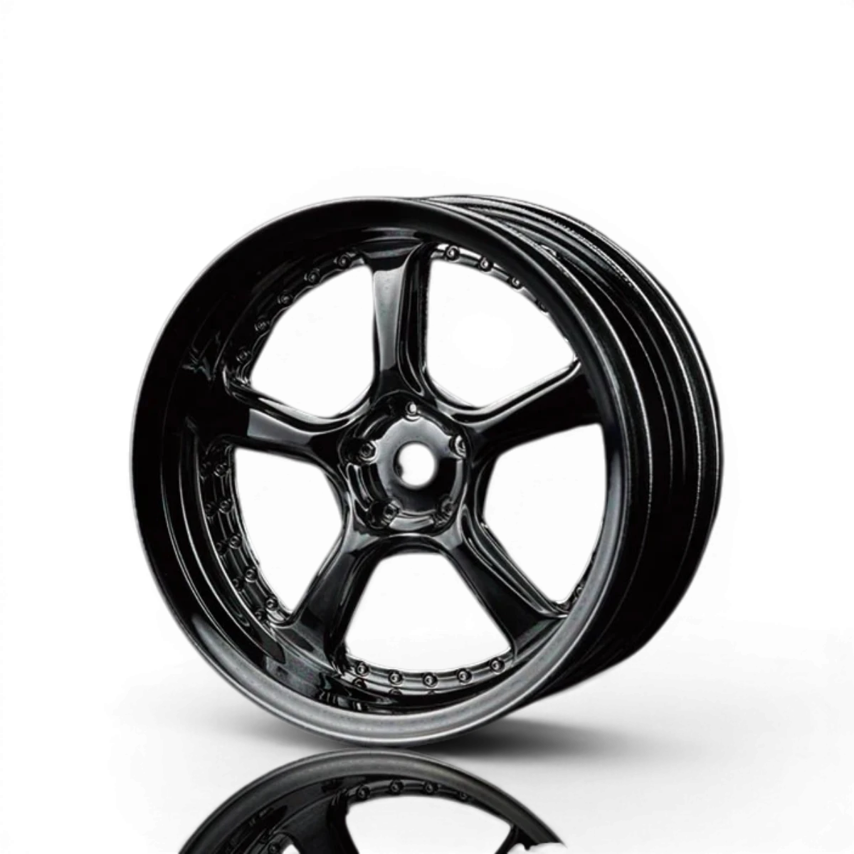 Roues Kairos +5 en chrome et noir de Max Speed Technology, montrant les jantes avec finition brillante et design moderne.