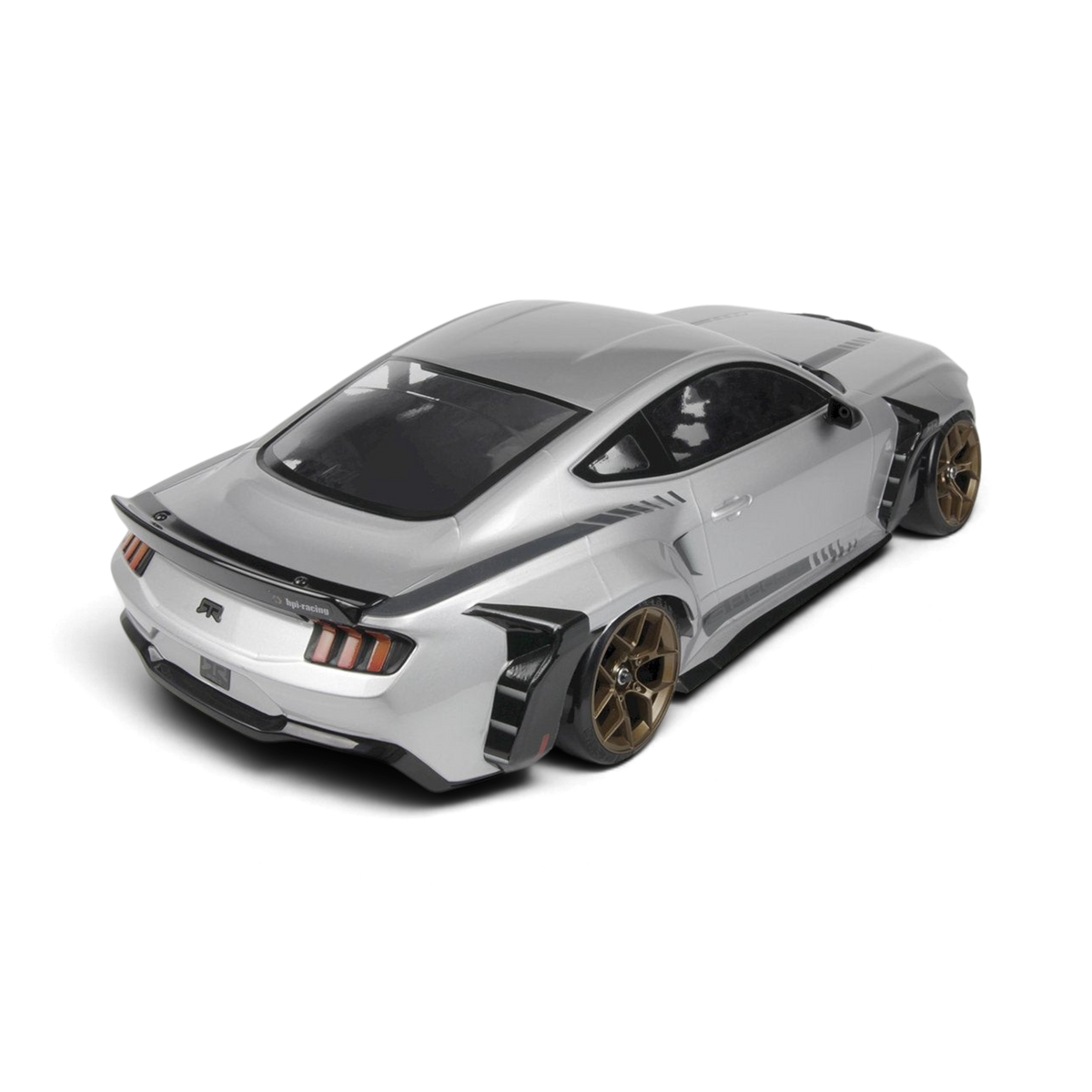 Carrosserie Ford Mustang GT RTR S650 transparente de 200 mm pour voiture RC, fabriquée par HPI.