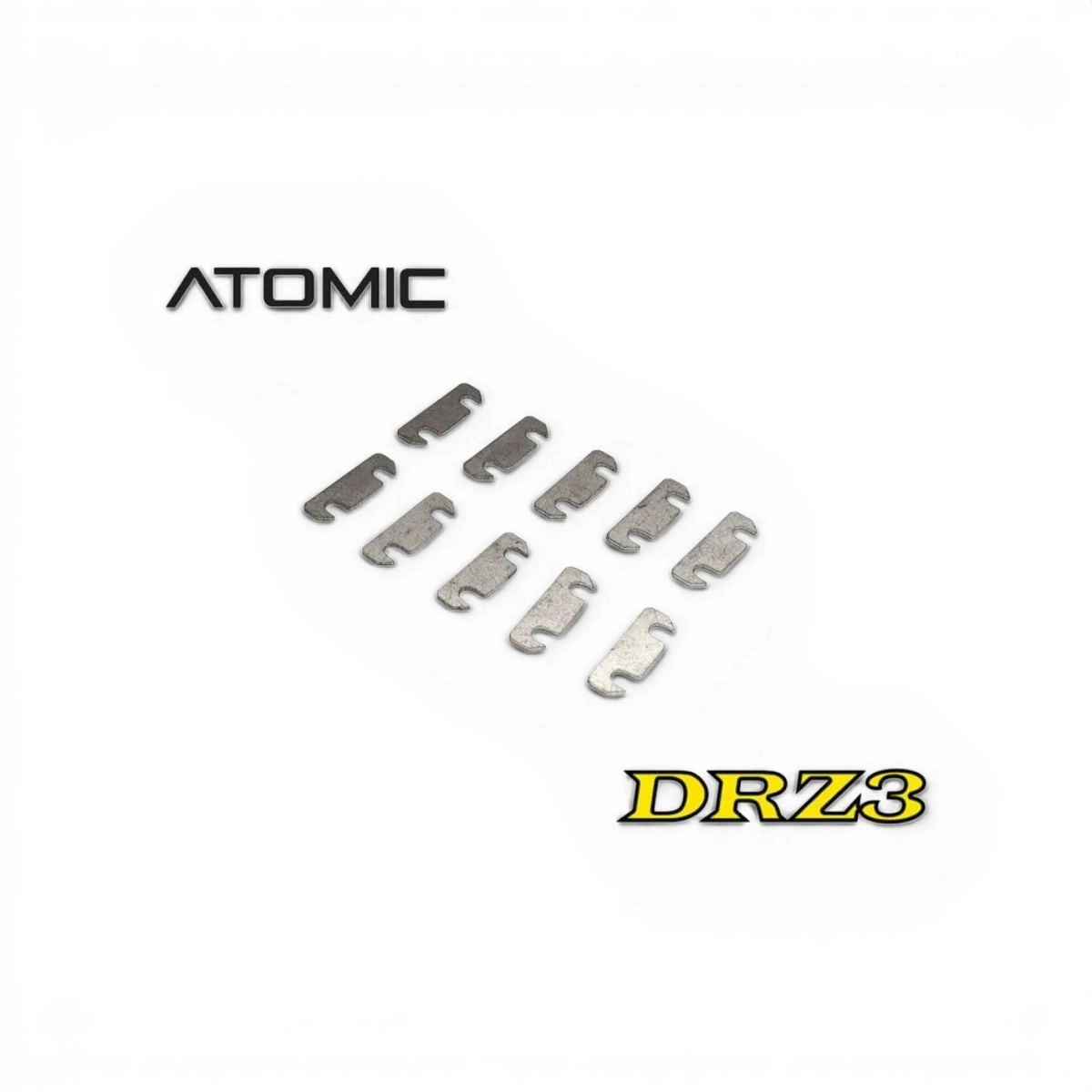 Entretoises de bras supérieur Atomic RC Mini DRZ3 MP, lot de 10 pièces, pièces détachées pour modèles RC.