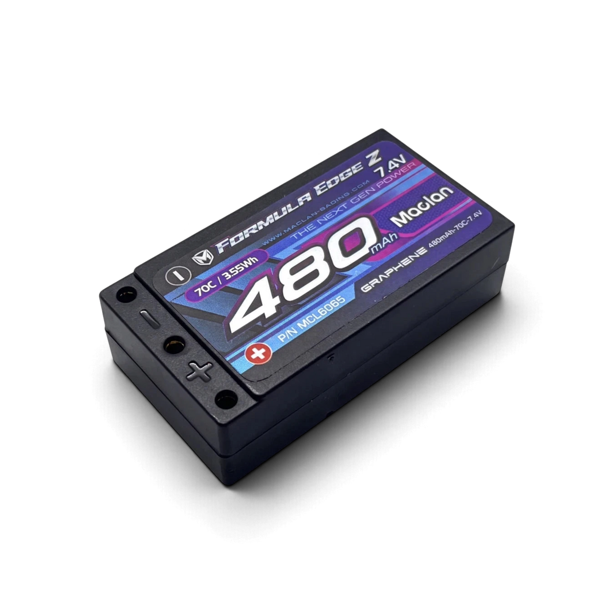 Batterie LiPo Maclan Formula Edge Z Graphene 2S 480mAh 70C 北京赛车前