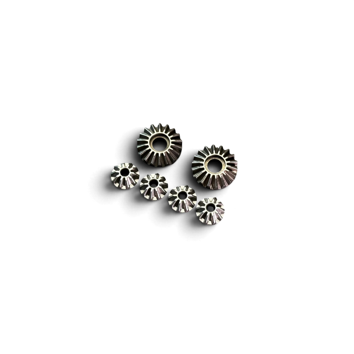 Set d'engrenages DriftParadiZ en aluminium trempé pour différentiel TCD comprenant deux engrenages et quatre pignons