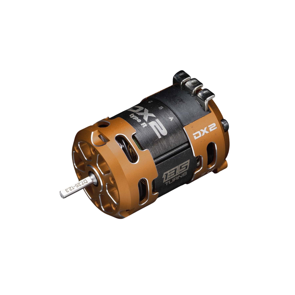 Moteur brushless 13.5T Racing Performer DX2 Type-R de Team Yokomo, vue de face avec composants électroniques visibles