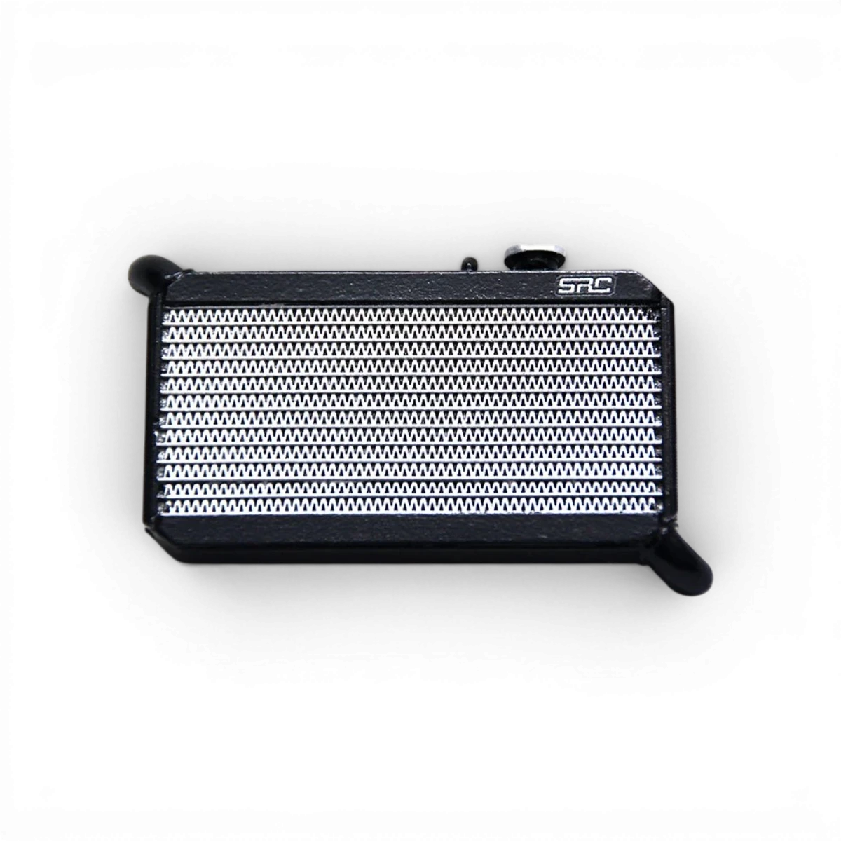 Radiateur de style personnalisé de la marque Src Sideways RC, avec finition moderne et détails visibles.