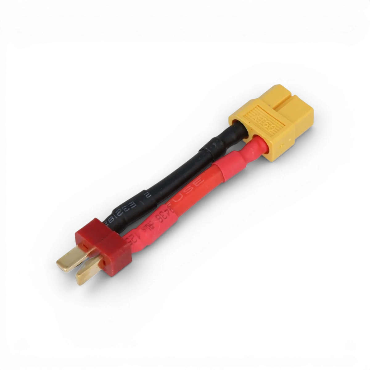 Adaptateur avec câble T-Plug (M) à XT60 (F) de 50mm, câble électronique de marque Absima, utilisé pour connecteurs RC.