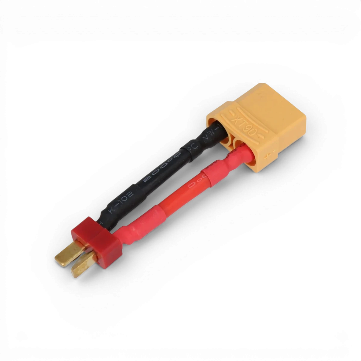 Adaptateur avec câble T-Plug (M) à XT90 (F) de 50mm, câble électrique pour électronique, marque Absima.