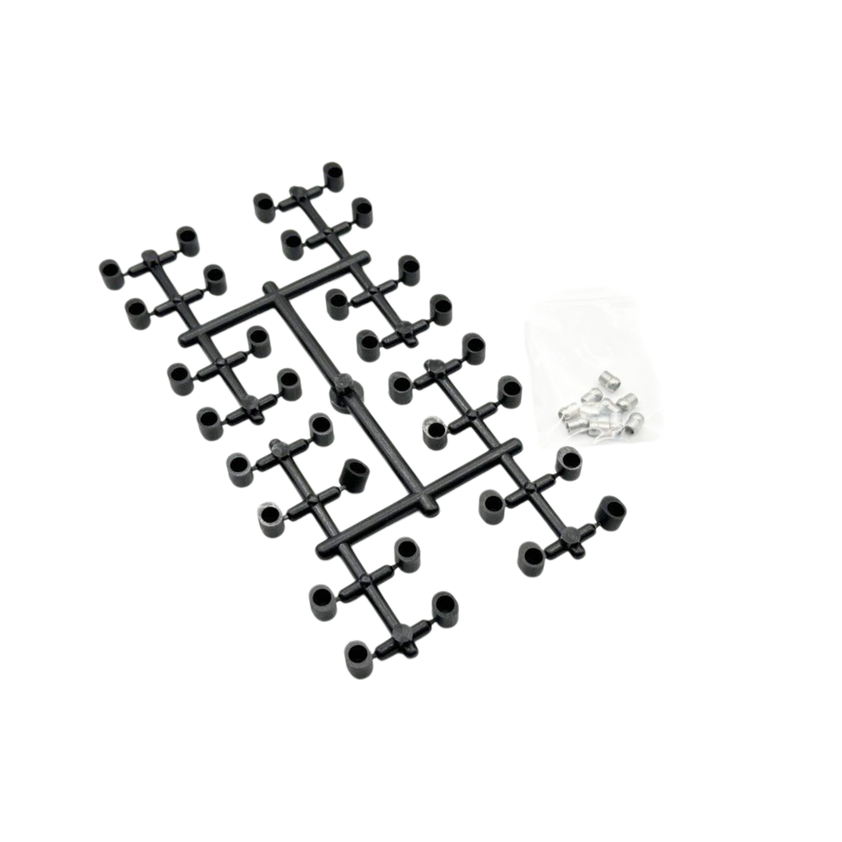 Adaptateur de cales triangles Skark RhinoRacing, pièce pour ajustement précis, en plastique noir avec logo RhinoRacing visible.