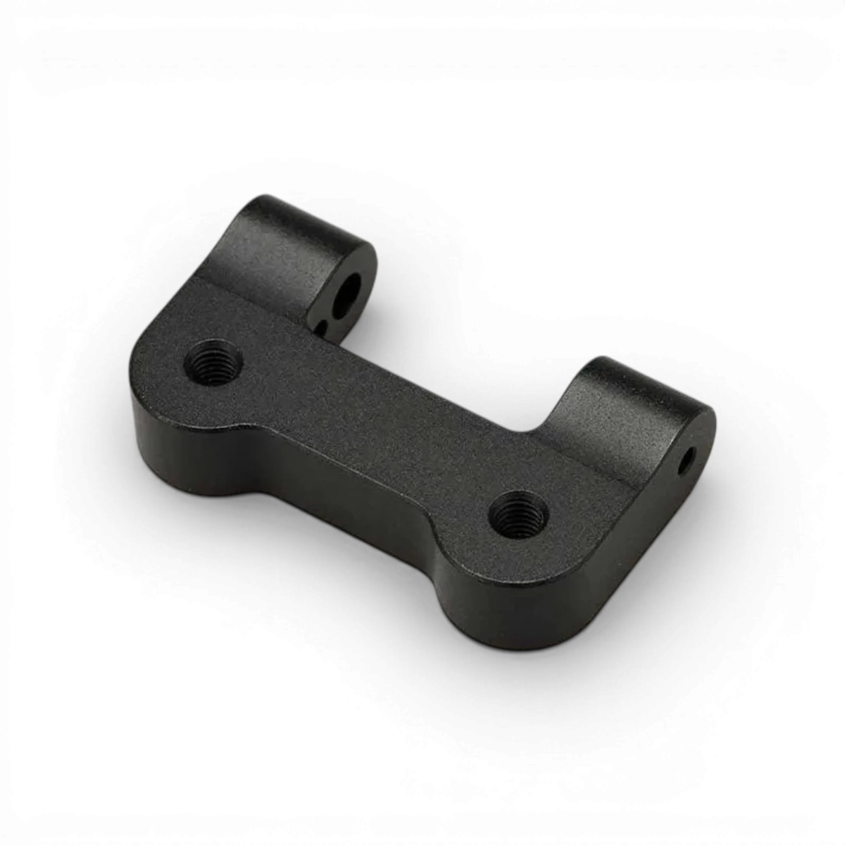 Adaptateur de pont supérieur arrière pour véhicule RC Team Yokomo, pièce détachée, finition noire, conçu pour améliorer la stabilité.