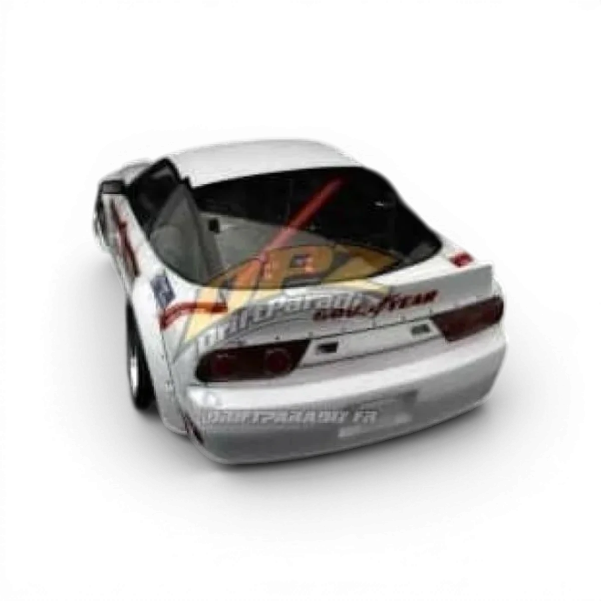 Aileron Rocket Bunny pour 180SX ou autre voiture, accessoire de customisation par Addiction RC Design, vue de côté.