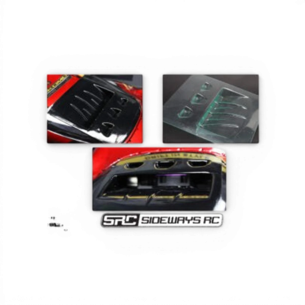Airduct arrière polycarbonate 80 × 85 mm (réductible 70 × 75 mm) – SRC Sideways – SRC-REWINDUCT - DriftParadiZ