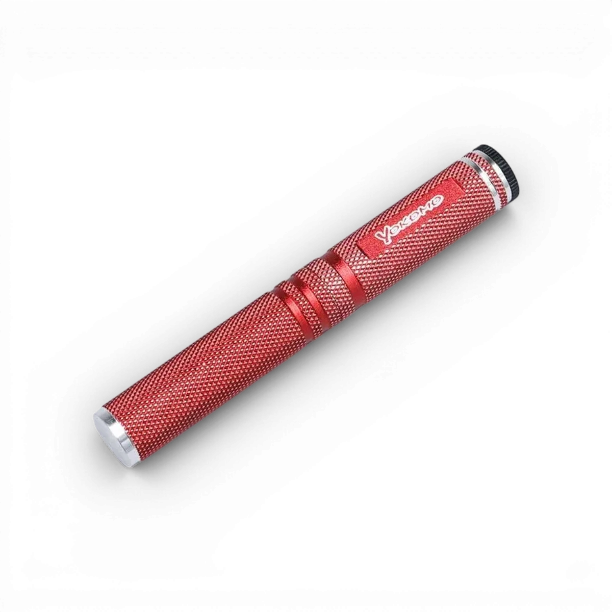 Alésoir rouge de la marque Team Yokomo, accessoire pour modélisme ou drift, visible avec finition rouge brillante.