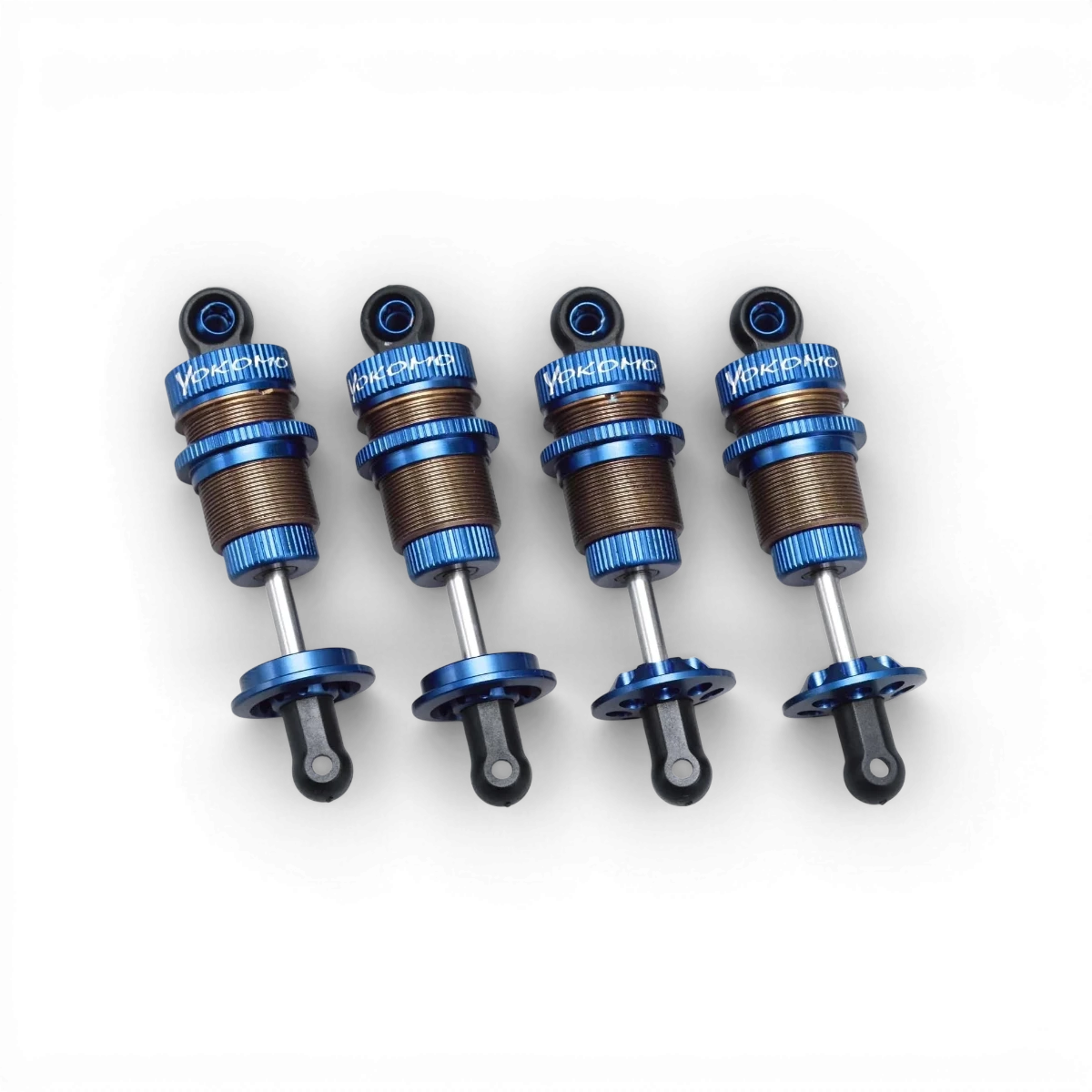Amortisseur SLF Big Bore pour YD2/YD4, pièce détachée de haute performance de Team Yokomo, avec ressorts et corps en métal.