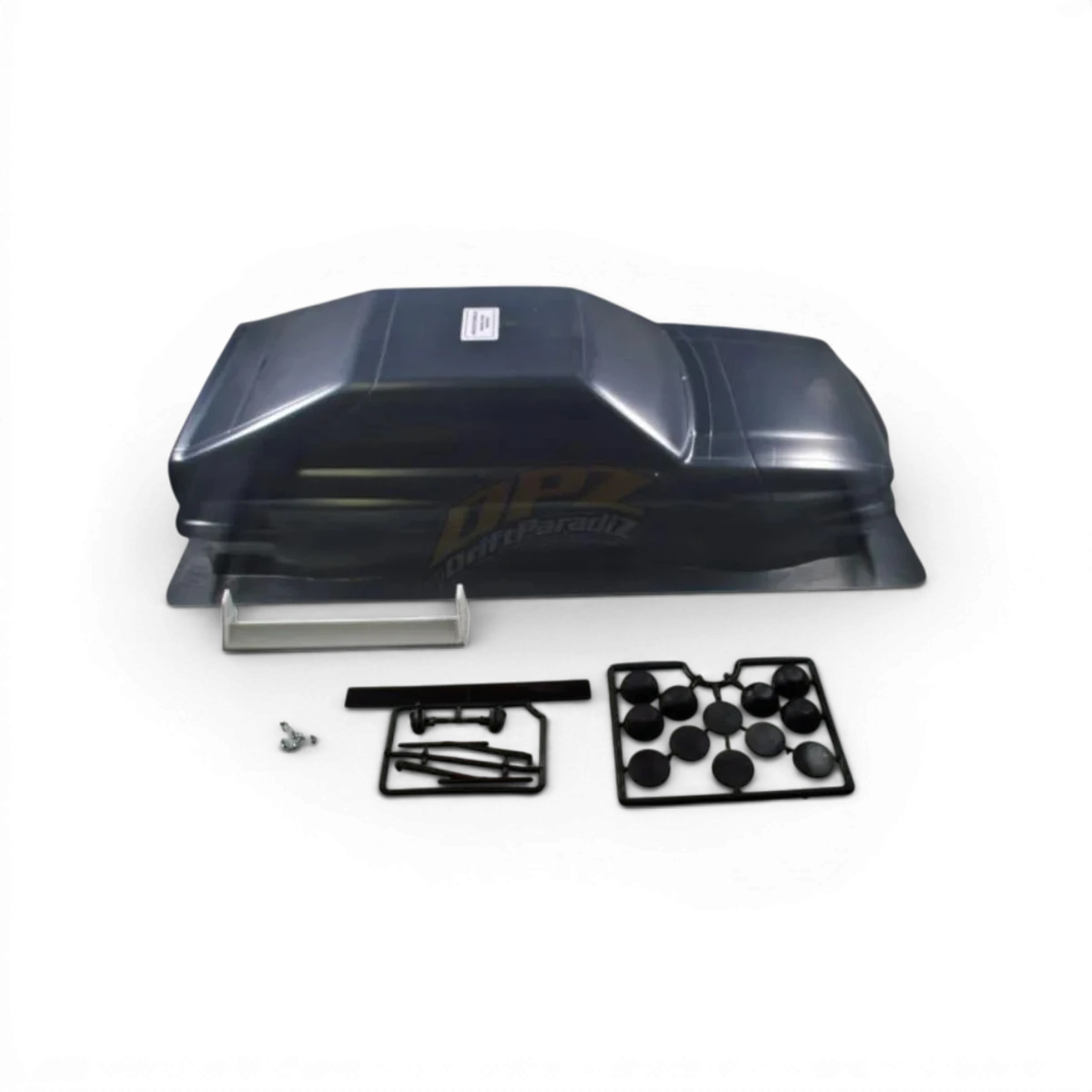 Carrosserie Audi Quattro GR4 190mm Carson pour voiture RC, détail précis et finition réaliste.