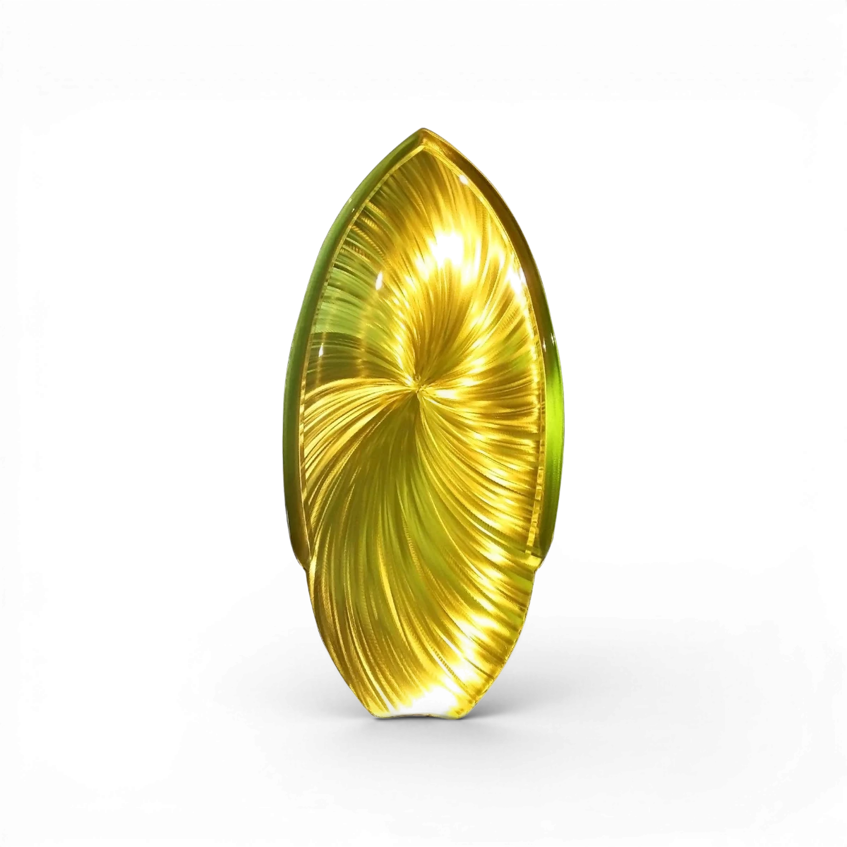 Peinture en bombe Auto Air Candy 2.0 Jaune Citron de Createx Colors, vue de face avec étiquette colorée.