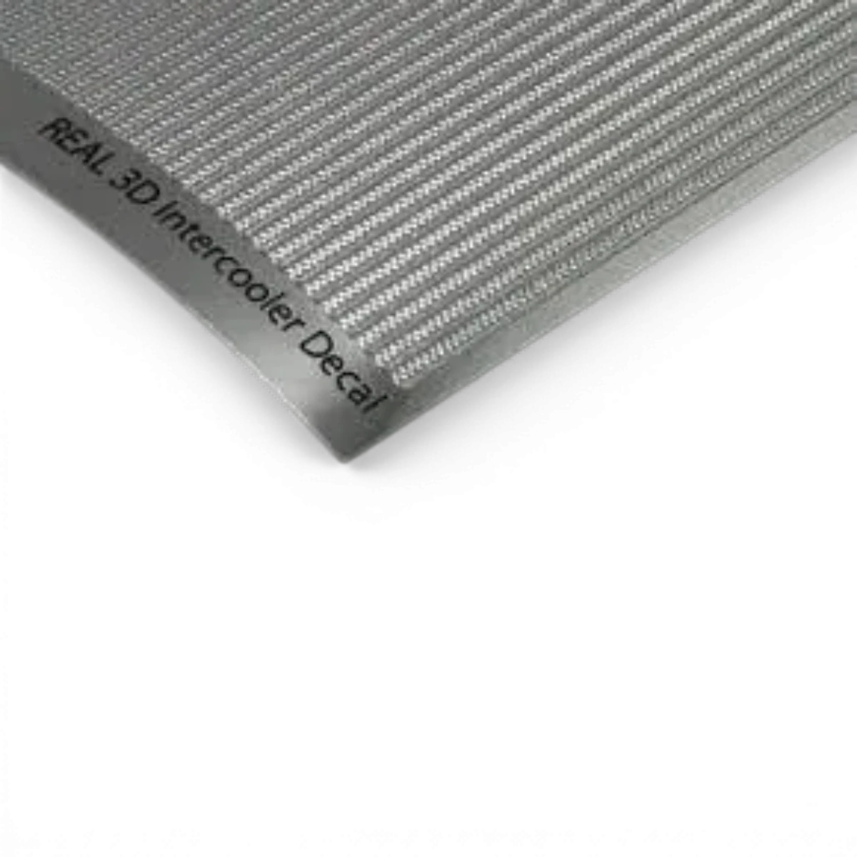 Autocollant imitation intercooler "argent" 130x75mm - Wrap-UP Next - DriftParadiZ