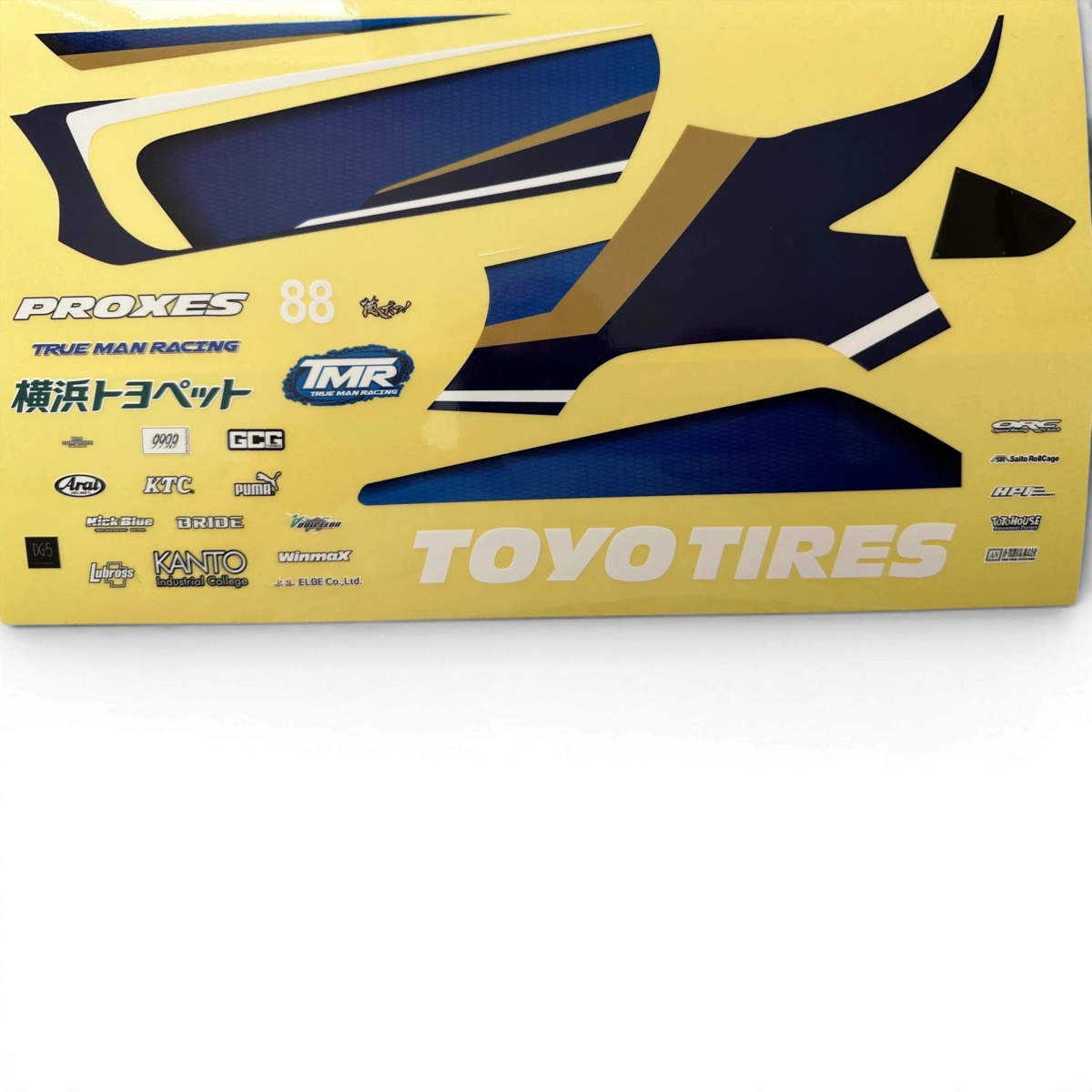 Autocollants de décoration complète pour carrosserie KAWABATA D1GP 2022, par Addiction RC Design, pour voiture radiocommandée.