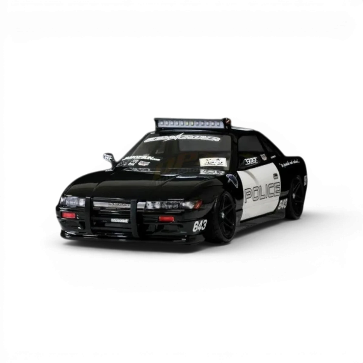 Autocollants de police Pandora RC pour personnalisation de voitures radiocommandées, design driftparadiz, style réaliste.