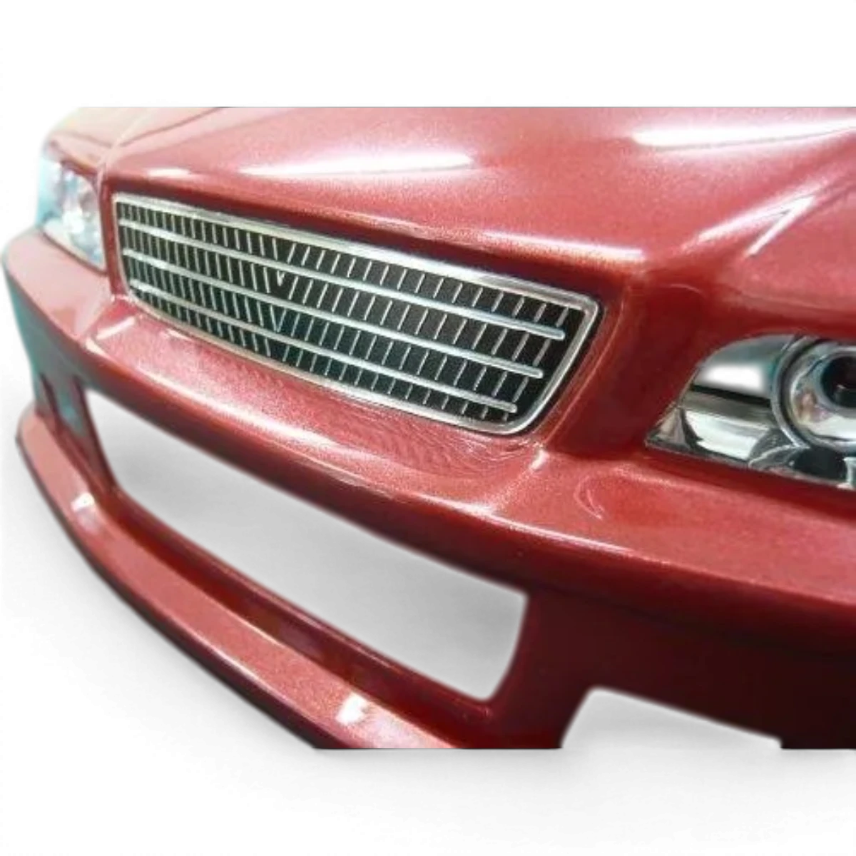 Autocollants réalistes 3D pour grille avant et poignées de porte sur Yokomo JZX-100 Chaser Street Type-B, Wrap-UP Next.