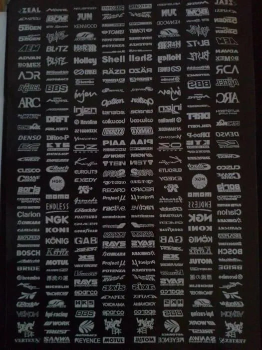 Autocollants - Sponsors - 20 - BlackDrift - DriftParadiZ