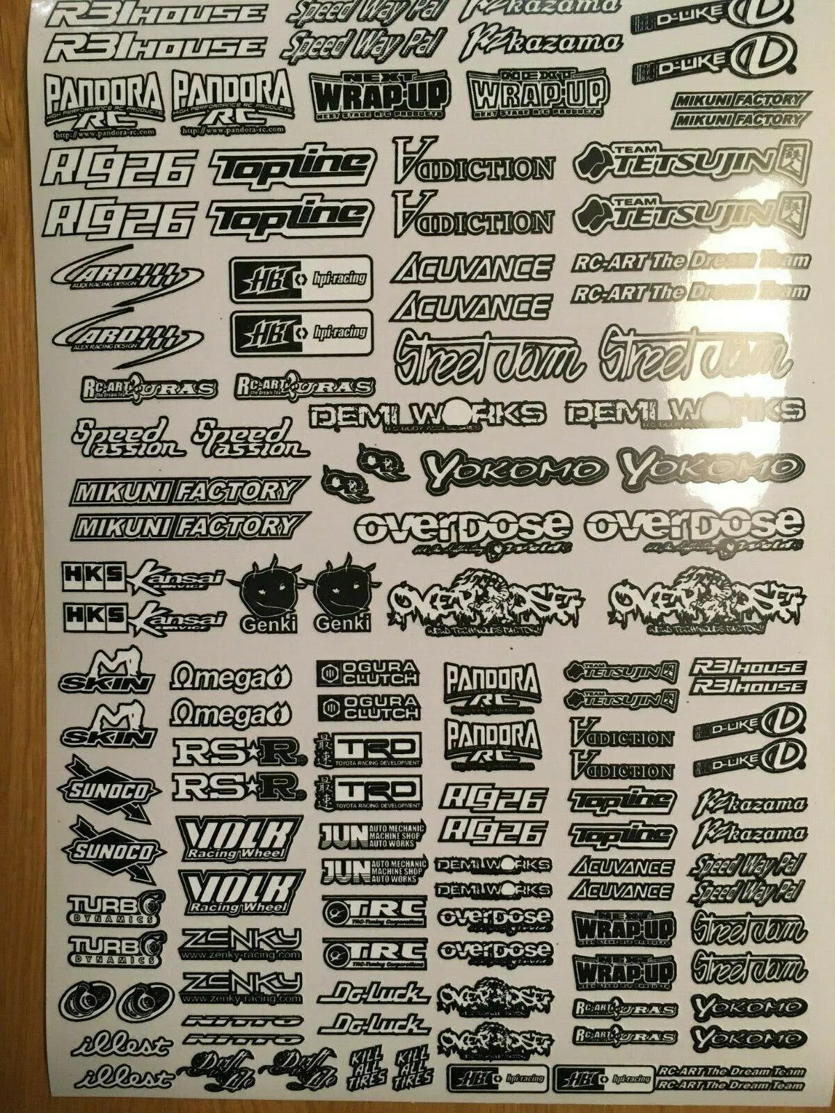 Autocollants - Sponsors - 30 - BlackDrift - DriftParadiZ