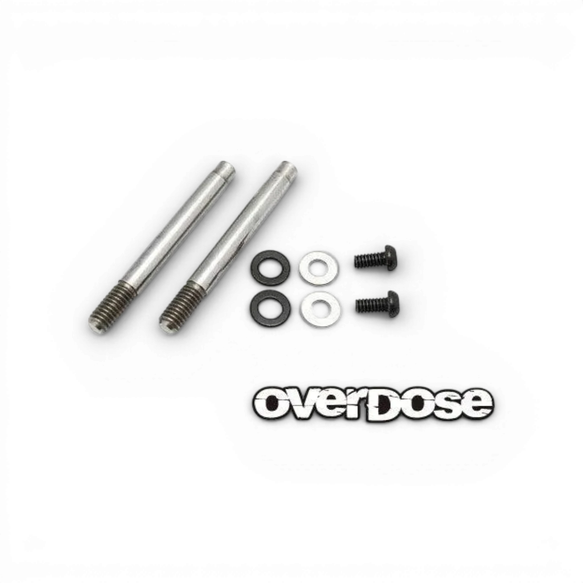 Axe d'amortisseur 28mm Overdose pour HG Shock, pièce détachée 3/2 pièces, visible en détail sur l'image.