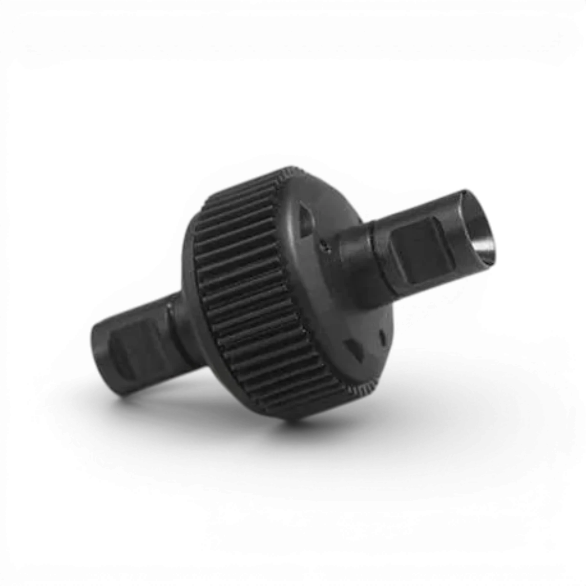 Axe rigide spool pour voiture RC Team Yokomo, pièce détachée, montrée en gros plan sur fond neutre.