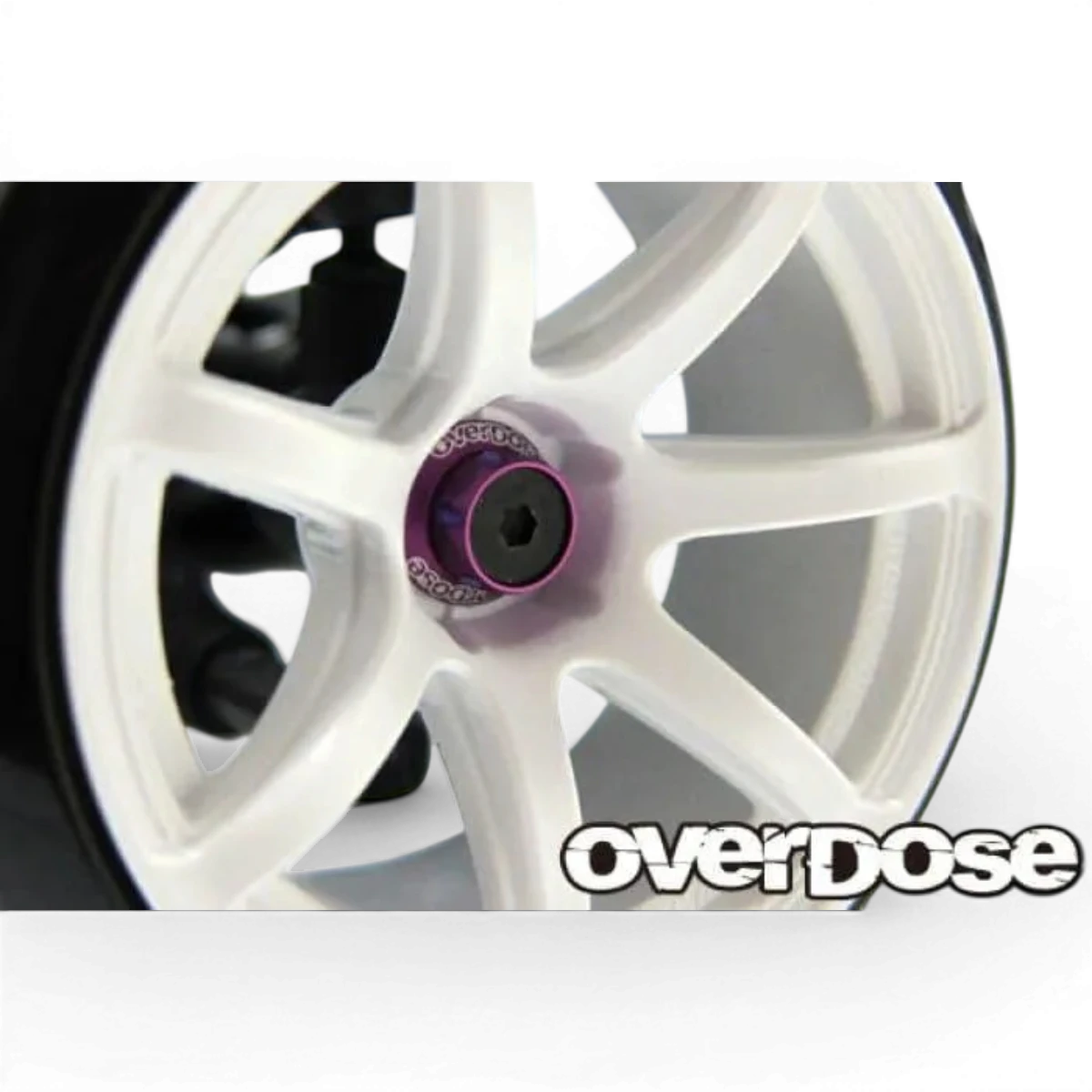 Axes avant en une pièce en aluminium de 4 mm pour drone, pièce détachée de marque Overdose.