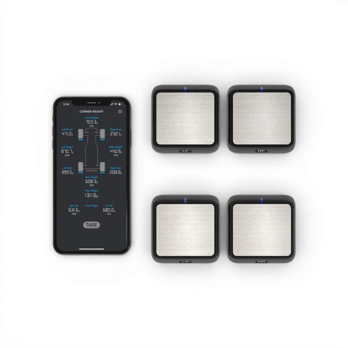 Système de pesée électronique Balance Smart Weight System SCWS2000 de SkyRc, affichage numérique et capteurs précis.