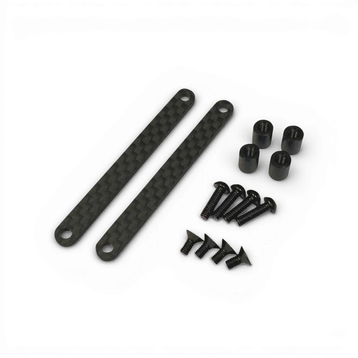 Barres latérales en carbone Topline RDX 2.1T pour vélo, légères et durables, visibles avec finition élégante.