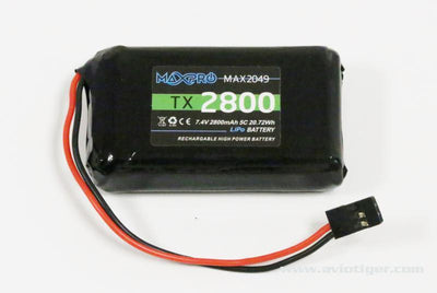 Batterie lipo 2800mah pour radio - FUTABA