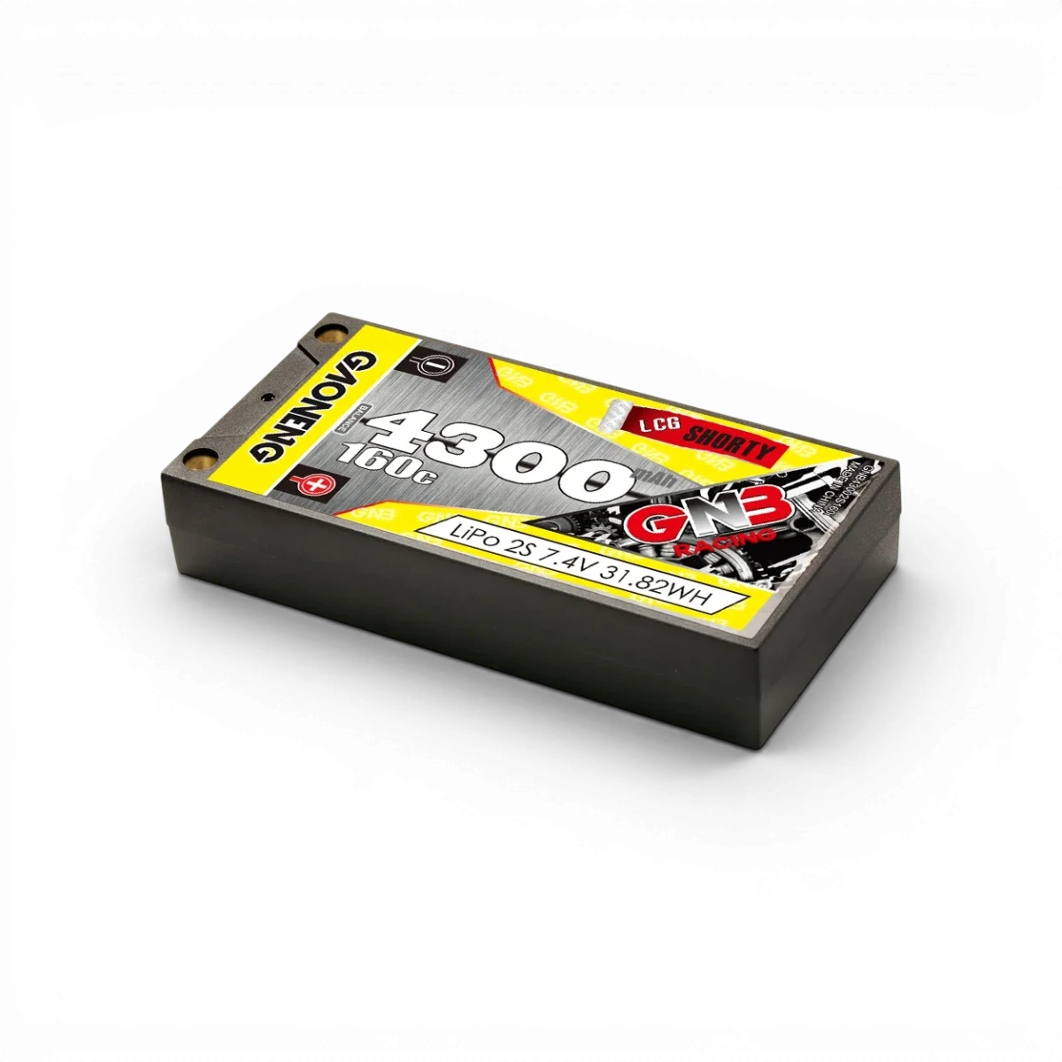 batterie Lipo 7.4V 4300mAh 160C LCG short - GAONENG - DriftParadiZ