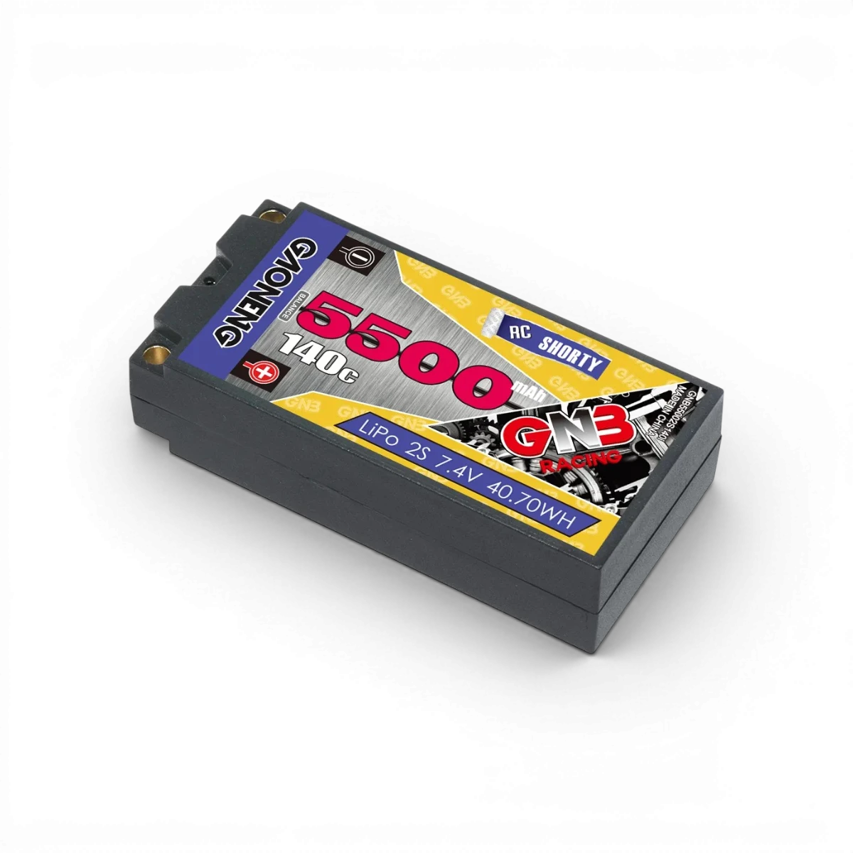 batterie Lipo 7.4V 5500mah 140C short - GAONENG - DriftParadiZ