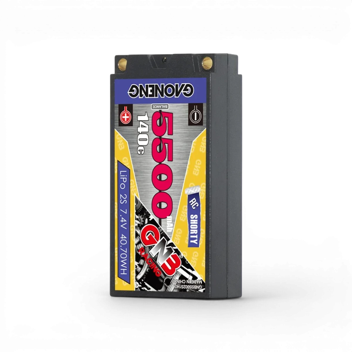 batterie Lipo 7.4V 5500mah 140C short - GAONENG - DriftParadiZ