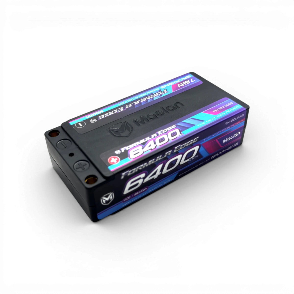 Batterie Lipo Formula Edge 140C 7,6V Shorty 6400mAh de la marque Maclan pour électronique de haute performance.