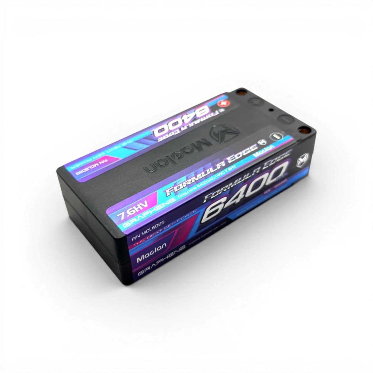 Batterie Lipo Formula Edge 140C 7,6V Shorty 6400mAh de la marque Maclan pour électronique RC.