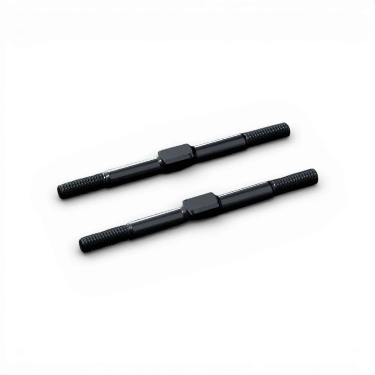 Biellette en aluminium 3x44mm Max Speed Technology, pièce détachée pour véhicules, visible avec finition noire.