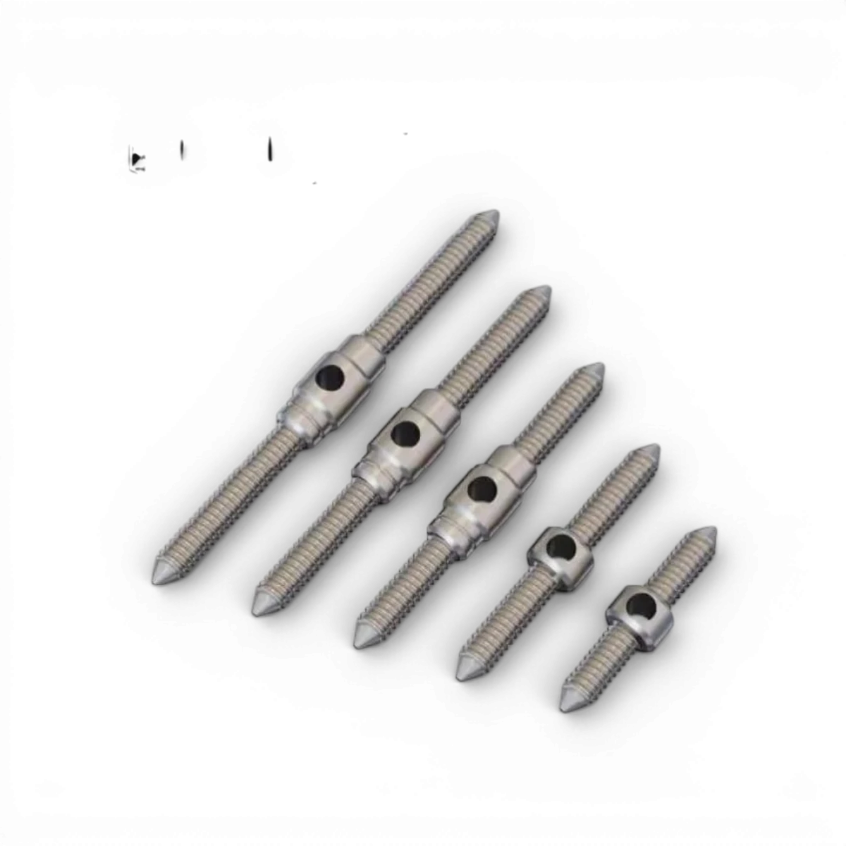 Biellettes 10mm BM Racing pour modèle 1/24, pièces de rechange pour voitures radiocommandées, noir et métallique.