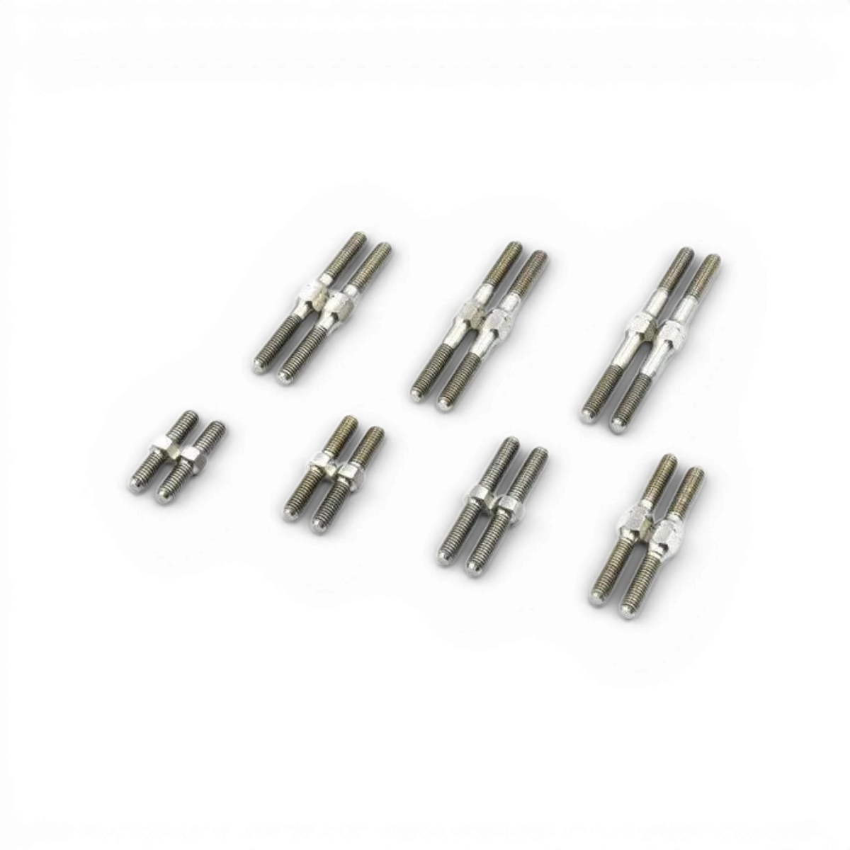 Biellettes en titane de 32mm pour pièces détachées, marque Team Reve D, visible avec détails en métal léger et finition précise.