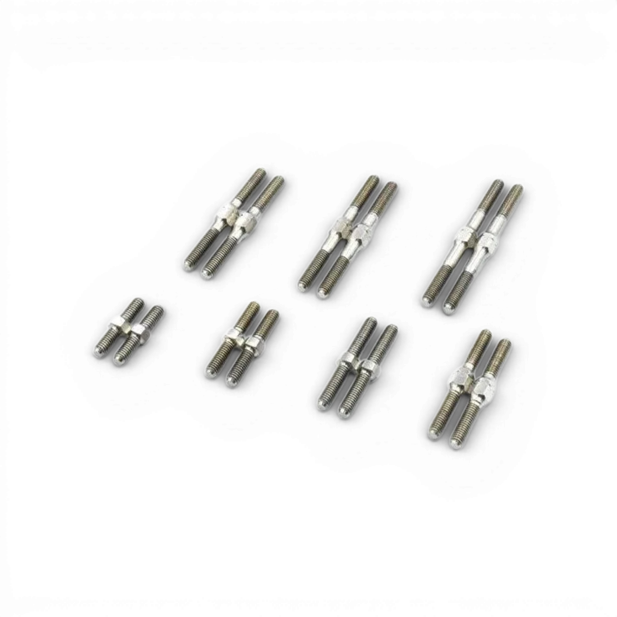 Biellettes en titane de 36mm pour pièces détachées, de la marque Team Reve D, visibles en détail.