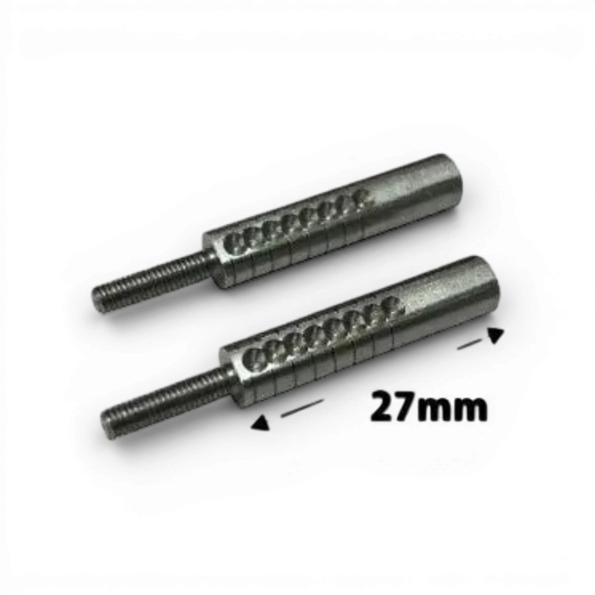 Biellettes triangles V3 avant OVERDOSE 27mm pour pièces détachées Topline, visibles avec leurs caractéristiques robustes et résistantes.