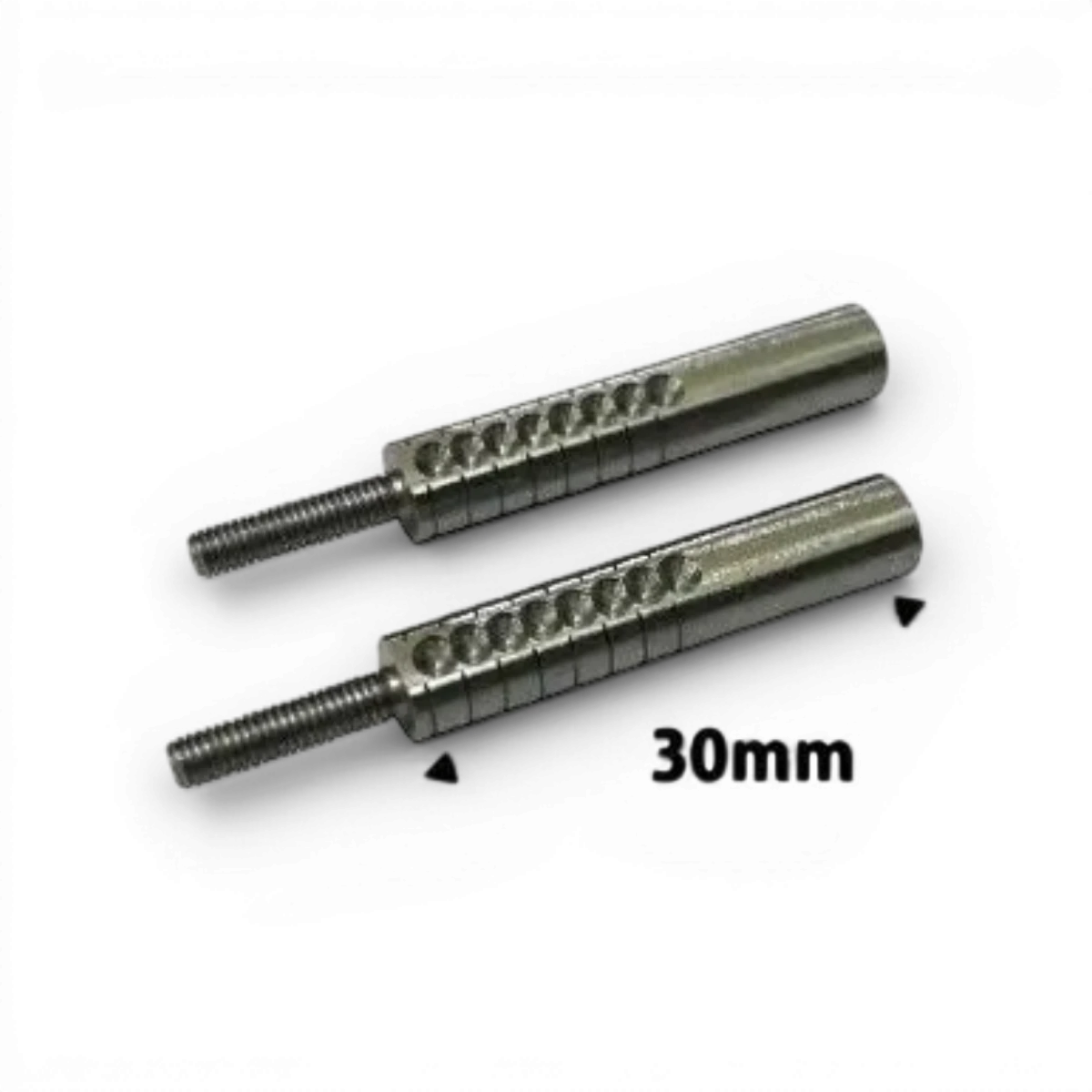 Biellettes triangles V3 avant Overdose 30mm de la marque Topline, pièce détachée pour vélo, visibles en gros plan.