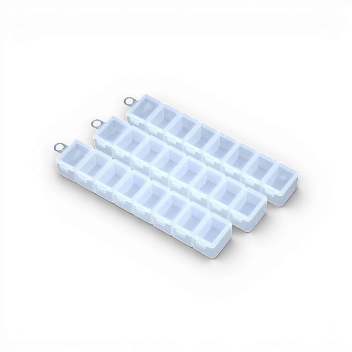 Boîte d'accessoires Team Yokomo, dimensions 176x36x26 mm, lot de 3 pièces pour drift ou modélisme.