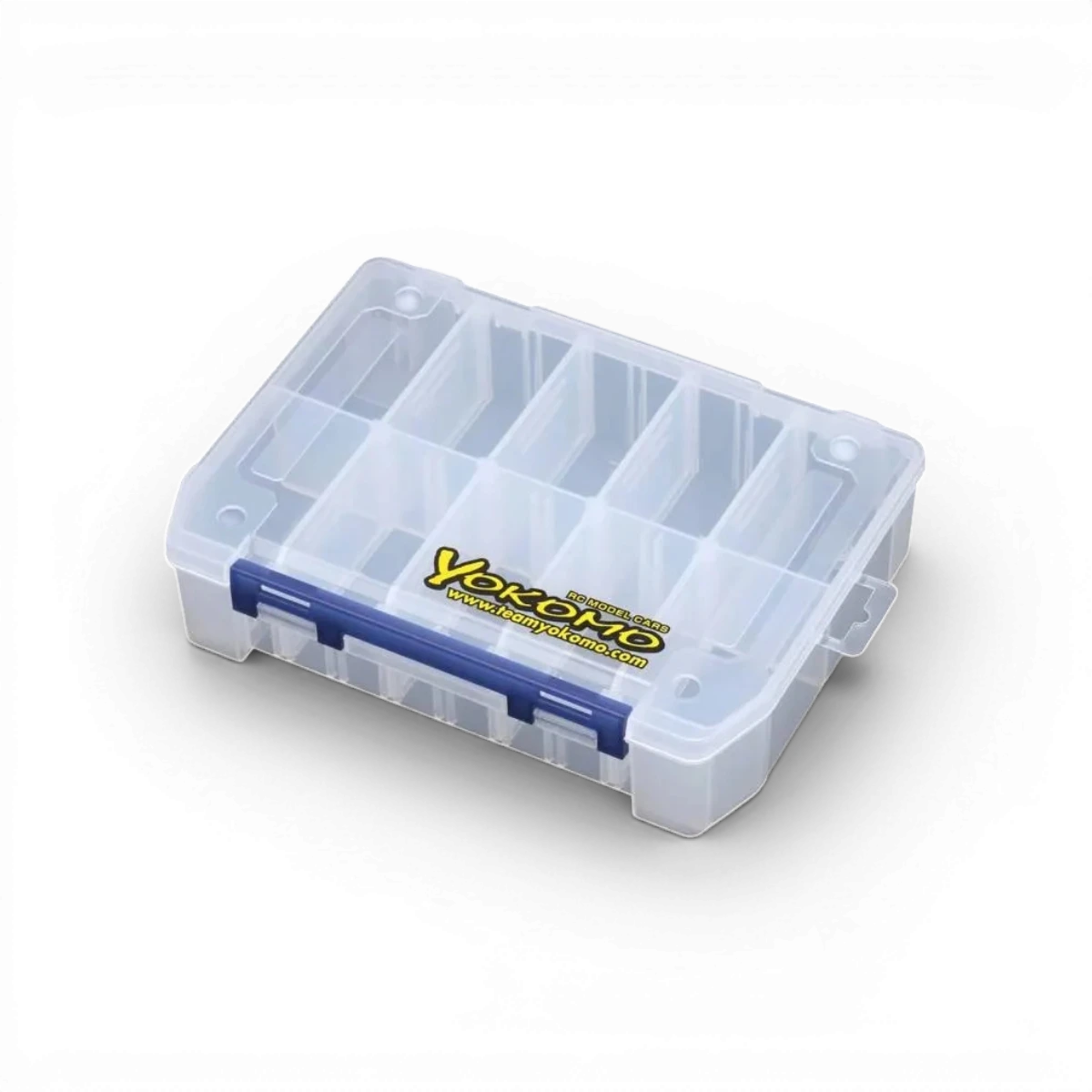 Boîte accessoire Team Yokomo 255x190x60 en plastique pour rangement ou stockage, modèle YC-11A DriftParadiz.