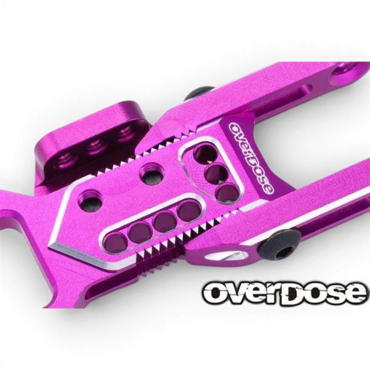 Bras de suspension arrière réglable en aluminium Type-3 pour OD, pièce détachée légère et résistante de la marque Overdose.