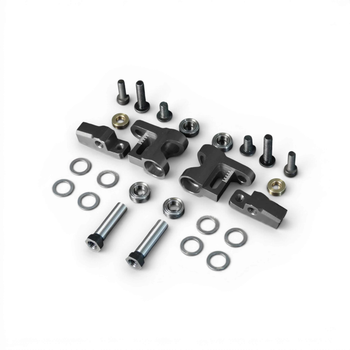 Bras de suspension supérieur HD précision de la marque Wrap-UP Next, montrant la pièce en métal robuste pour drone DriftParadiz.