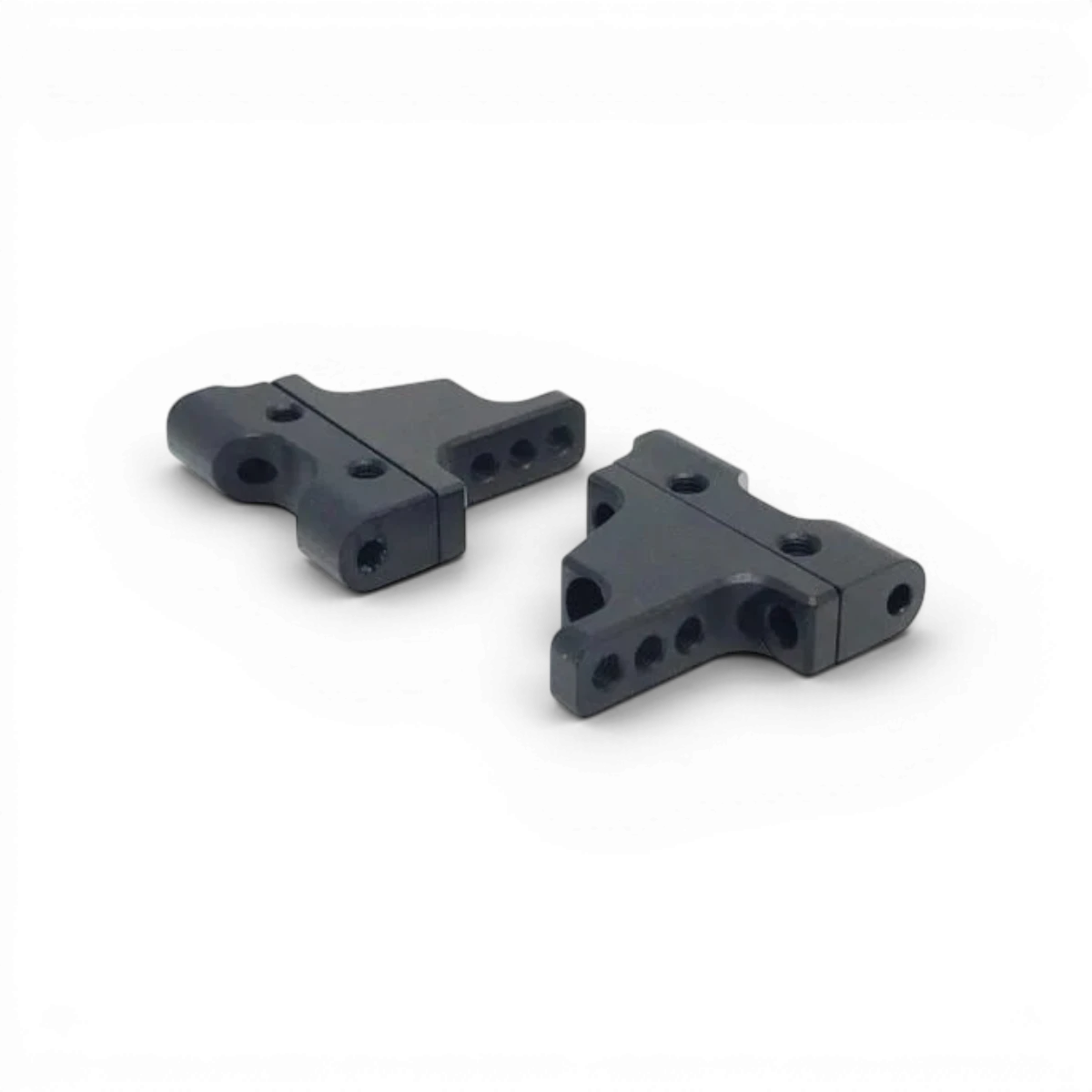 Bras inférieur en aluminium pour Pièces détachées SHIBATA GRK4, visible avec fixation et finition noire dans l'image.