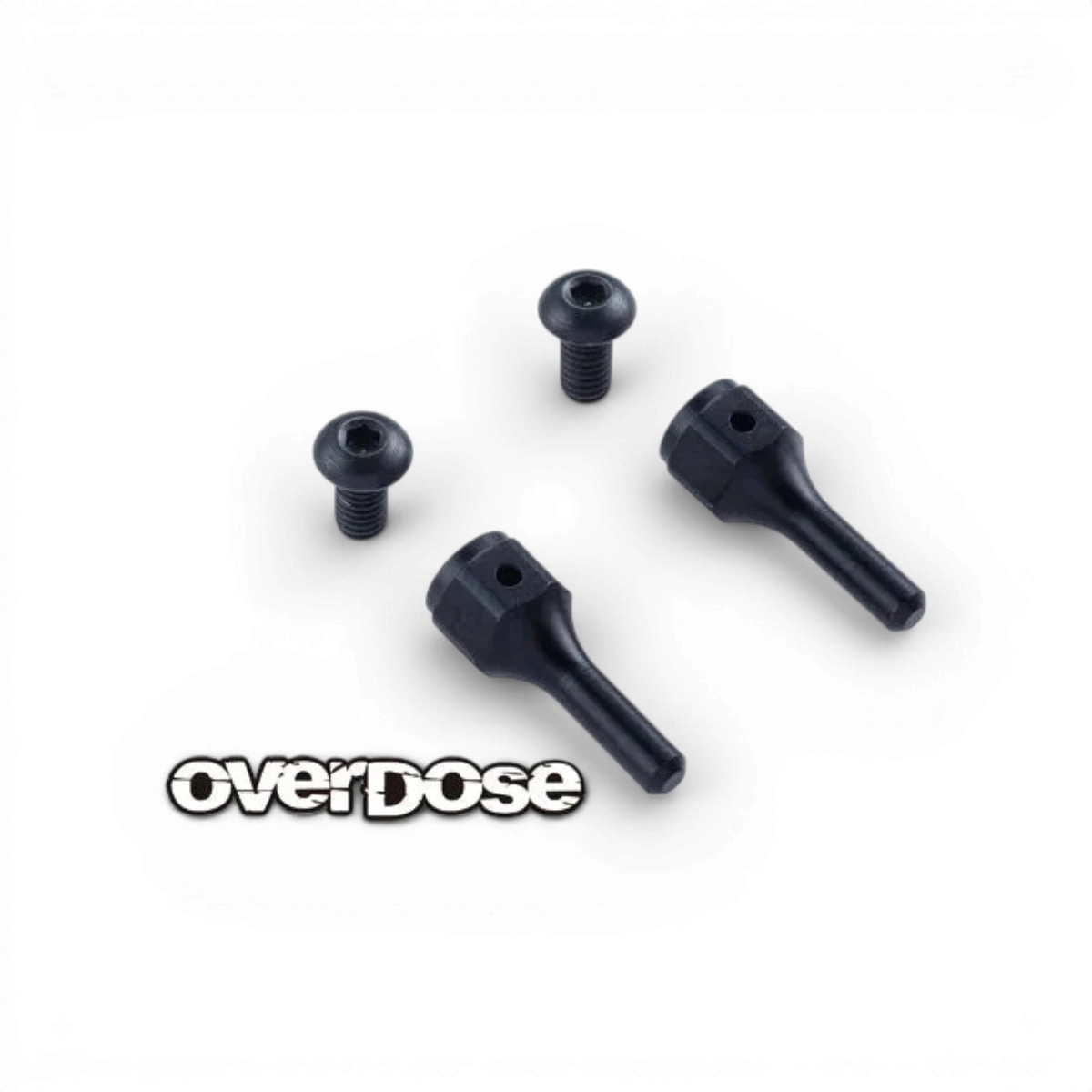 Butées fusées en aluminium ES Type-2 de la marque Overdose, pièce détachée pour suspension moto.