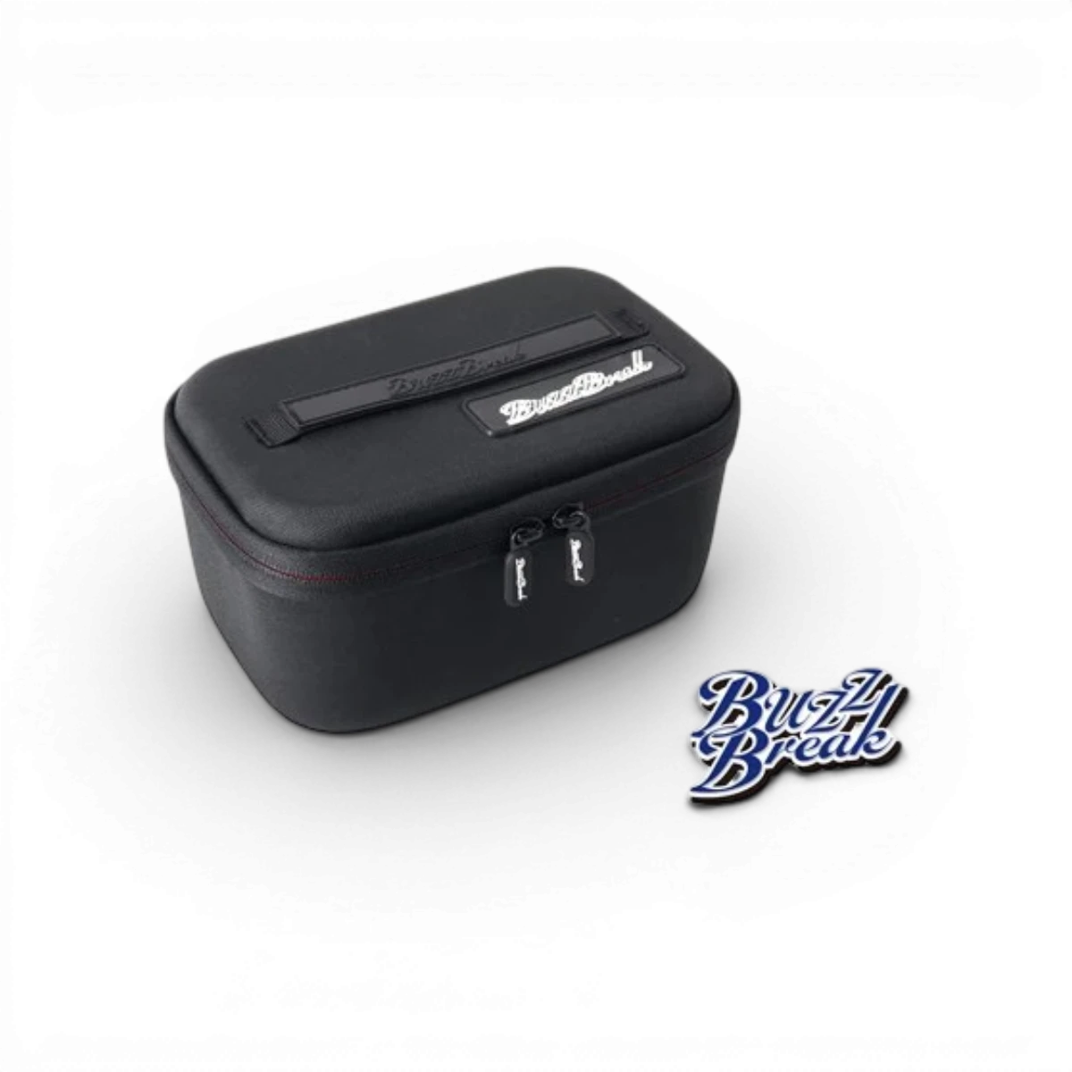 Boîte de rangement rigide BuzzBreak Tough Shell pour pneus RC ou autres accessoires, résistante et pratique.