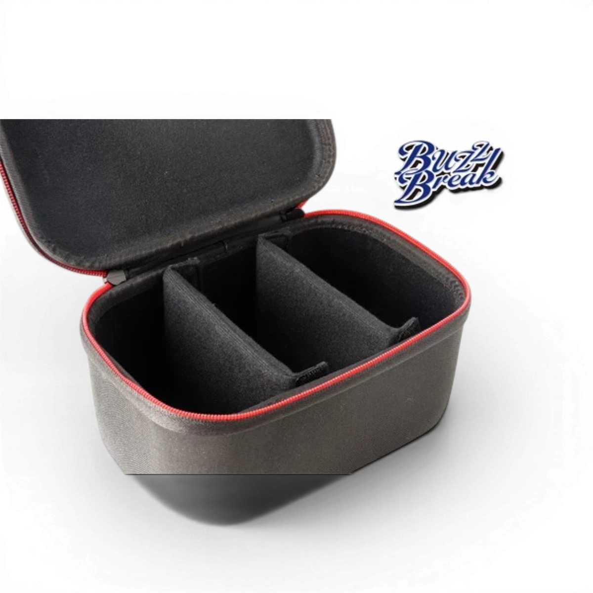 Boîte de rangement rigide BuzzBreak Tough Shell pour pneus RC ou autres accessoires, protection solide et pratique.