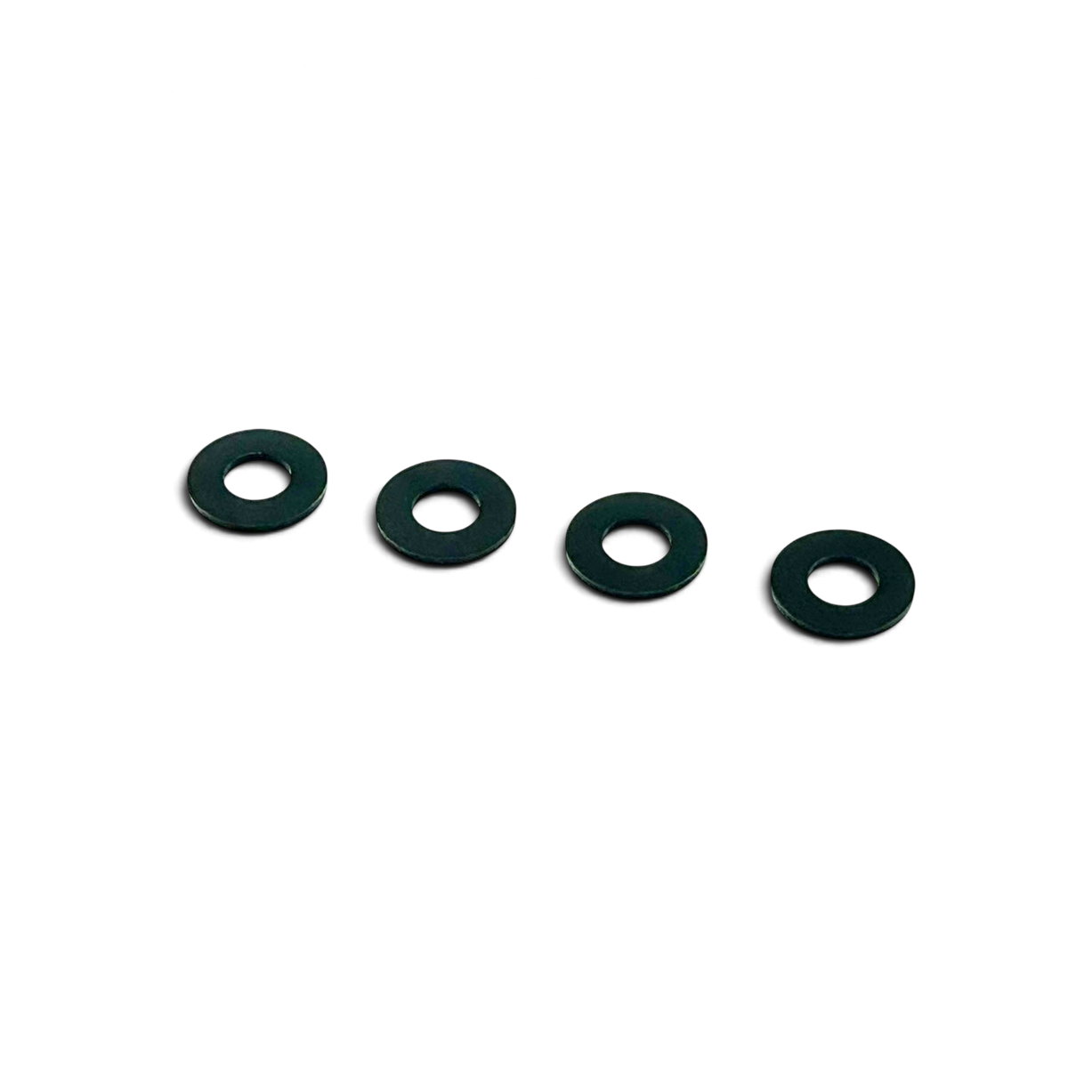 Lot de 4 entretoises de roues DriftParadiZ en résine noire de 1,0 mm pour réglage du scrub sur châssis RC